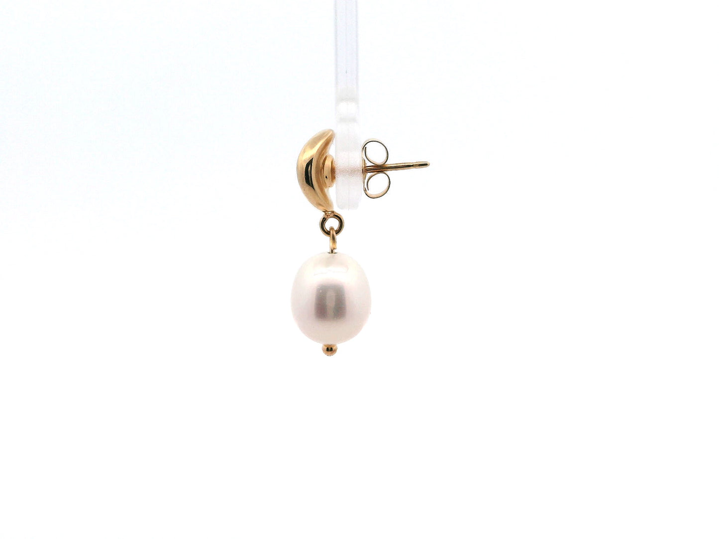 14K & Pearl Dangle Earrings